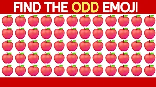 FIND THE ODD EMOJI OUT by Spotting The Difference! Odd One Out Puzzle | Find The Odd Easy Quizzes