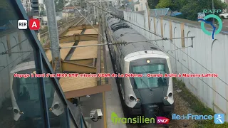 [RER A] Voyage à bord d'un MI09 STIF mission UZAR de La Défense à Maisons-Laffitte