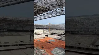 Arena MRV arquibancada mais alto do estádio está incrível, bora galão da massa