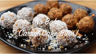 Healthy No Bake Carrot Cake Bites | Featuring Si from The Diet Kitchen