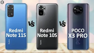 Xiaomi Redmi Note 11S VS Xiaomi Redmi Note 10S VS Poco X3 Pro