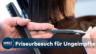 FRIEREN BEIM FRISIEREN: Ein bayerischer Coiffeur bietet seinen Kunden den Haarschnitt draußen an