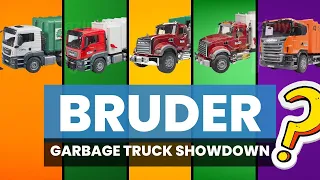 The Ultimate Bruder Garbage Truck Showdown