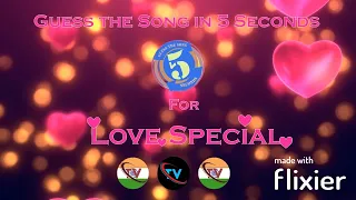 Guess the Song in 5 Seconds For Lover Special With Love Songs | #lovesong | @Tamil Vaathi Quiz