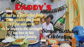 Daddy's Simple 60th Birthday Celebration