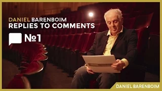 Practice, Tempo & Bach - Daniel Barenboim | Replies To Comments No.1 [subtitulado]