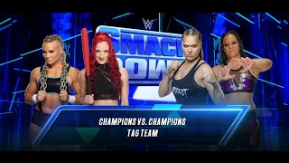 Ronda Rousey & Shayna Baszler vs Alba Fyre & Isla Dawn - WWE Women’s Tag Team Championships WWE 2K23