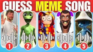 GUESS MEME & WHO'S SINGING🎤🎵🔥| Lay Lay, King Ferran,Salish Matter,MrBeast,Elsa,Tenge,Kung Fu Panda 4