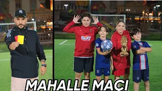 ANNEMLE MAHALLE MAÇI YAPTIK CHALLENGE !! KUPASINA