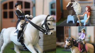 The Horses Send Their Riders to Training |Short Schleich Model Role-Play|