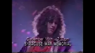 KISS Crazy Nights concert commercial for 1987 Syracuse, NY show that was cancelled