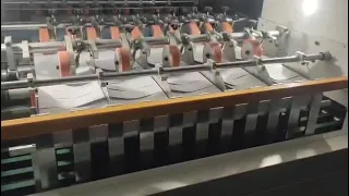 A4 Production Line working in Africa Roll to Sheet Machine inline Packing Machine