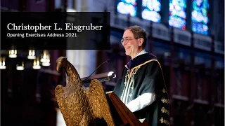 President Eisgruber shares personal lessons of resilience with the Class of 2025