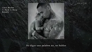 Chris Brown • Back to Sleep ❪Subtitulado Español❫