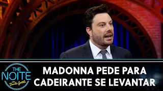 Madonna comete gafe e pede para fã cadeirante se levantar durante show | The Noite (12/03/24)