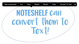 Convert Handwriting to Text | Noteshelf App | Digital Note-taking made simpler | iOS and Android