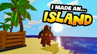 I Built an Actual Island in Roblox Islands