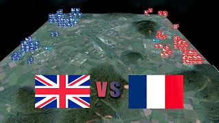 25.000 BRITISH ARMY vs 25.000 FRENCH ARMY | WARNO