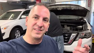 WHERE is The Oil DIPSTICK TUBE Located On A NISSAN PATHFINDER? We'll Show You! (2017-2020)