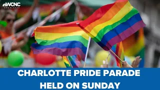 Charlotte Pride parade held on Sunday