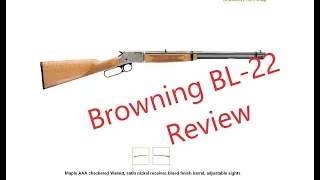 Browning BL 22 Maple Grade 2 Review and First shots