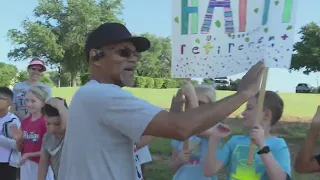 Grapevine elementary school custodian gets the surprise of a lifetime