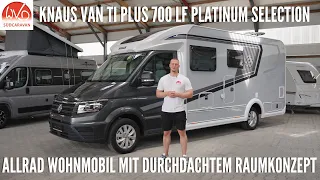 KNAUS VAN TI PLUS 700 LF PLATINUM SELECTION | Komfortabler Teilintegrierter mit L-Sitzgruppe