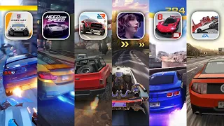 Asphalt 9 vs NFS No Limits vs Rebel Racing vs Ace Racer vs Asphalt 8 vs NFS Most Wanted || PK