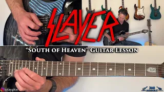 Slayer - South of Heaven Guitar Lesson