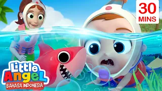 Bermain Dengan Hewan di Laut | Kartun Anak | Little Angel Bahasa Indonesia