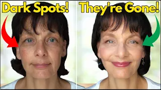 MIRACLE MAKEUP HACKS FOR COVERING DARK SPOTS, HYPERPIGMENTATION AND MELASMA OVER 50 / OVER 60