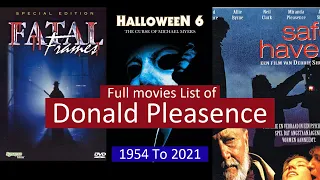 Donald Pleasence Full Movies List | All Movies of Donald Pleasence