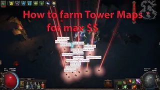 POE: How to farm Tower Maps for Ex and Nurse (LA + Aurabot guide)