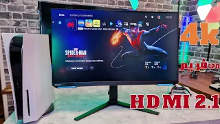 Samsung Odyssey G7 28 4k اخيرا أقوى شاشة للكونسل الجديد PS5