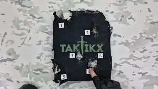 Обзор бронеплиты по классу защиты Бр5 от компании TAKTIKX