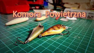 Komora powietrzna | Wobler z balsy metodą dwóch połówek | Wobler Handmade