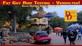 Verbolten - Fat Guy Ride Testing at Busch Gardens Williamsburg