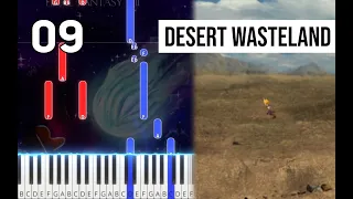 TPR - Desert Wasteland (from Final Heaven) - 09 - Final Fantasy VII Piano Tutorial | Note Chart