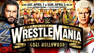 🔴 WWE Wrestlemania 39 Live Stream Night 2 - Full Show Watch Along Reactions