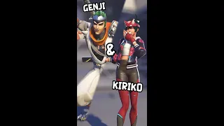 Kiriko and Genji's relationship? 🦊👹 | Overwatch Lore #shorts  #overwatch2