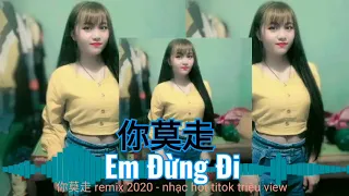 Em Đừng Đi ( 你莫走 DJ 2020) Việt Sub