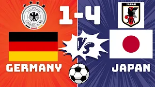 Japan vs Germany 4-1💥| Highlights & All Goals 2023 | HD #football #japan #germany