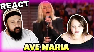 VOCAL COACHES REACT: CHRISTINA AGUILERA  - AVE MARIA (TRIBUTE TO KOBE E GIANNA BRYANT)