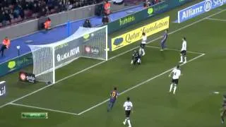 Barcelona vs Valencia 5-1 Goals & highlights (February 19th, 2012)