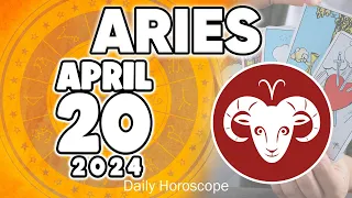 𝐀𝐫𝐢𝐞𝐬 ♈ 💣𝐘𝐎𝐔 𝐂𝐀𝐍’𝐓 𝐈𝐌𝐀𝐆𝐈𝐍𝐄 😳 𝐖𝐇𝐀𝐓 𝐈𝐒 𝐓𝐎 𝐂𝐎𝐌𝐄🔥𝐇𝐨𝐫𝐨𝐬𝐜𝐨𝐩𝐞 𝐟𝐨𝐫 𝐭𝐨𝐝𝐚𝐲 APRIL 20 𝟐𝟎𝟐𝟒 🔮 #new #tarot #zodiac