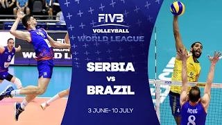 FIVB - World League: Brazil v Serbia highlights