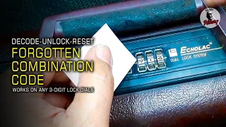 How to Decode, Unlock & Reset Forgotten Combination Locks on Any Suitcase, Luggage & Briefcase