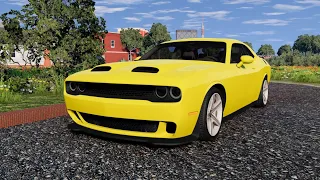 BeamNG Drive | Dodge Challenger Hellcat SRT | Thrustmaster TX
