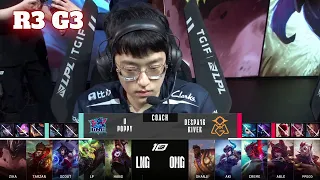 LNG vs OMG - Game 3 | Round 3 LPL Spring 2023 Playoffs | LNG Gaming vs Oh My God G3