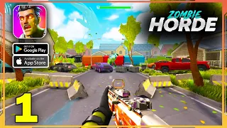 Zombie Horde Gameplay Walkthrough (Android, iOS) - Part 1